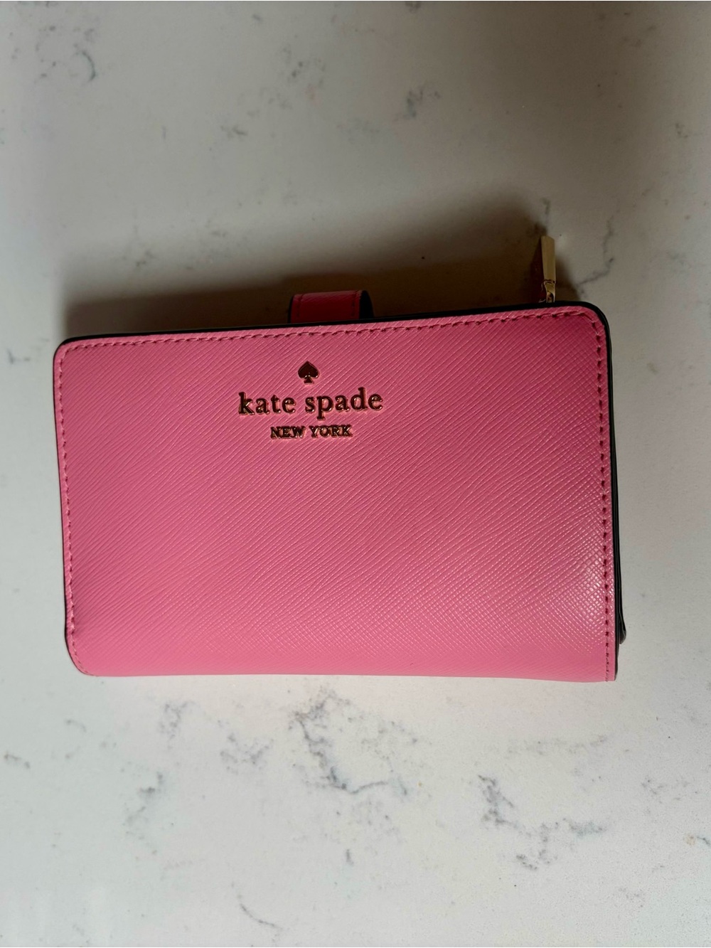 kate spade hot pink compact wallet